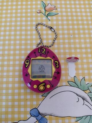 1997 Bandai Tamagotchi Original Purple Clockface