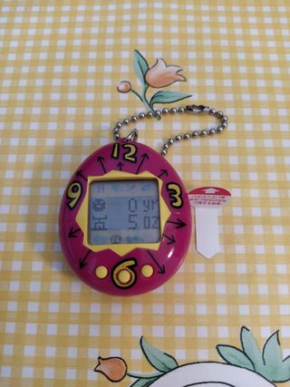 1997 Bandai Tamagotchi Original Purple Clockface