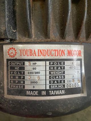 Motor trifásico 5cv