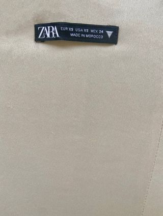 Corsé satén verde - Zara