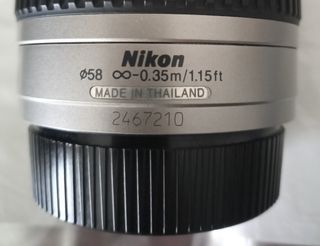 Nikon Objetivo AF-Nikkor 28-80mm 1: 3,3/5.6