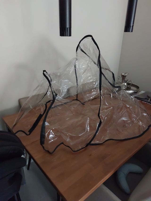 plástico lluvia universal capazo