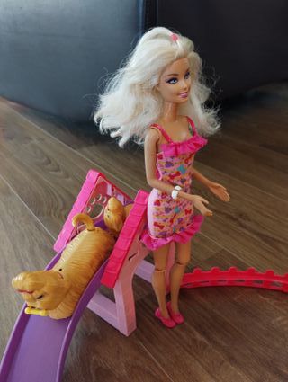 Barbie y su parque de perritos