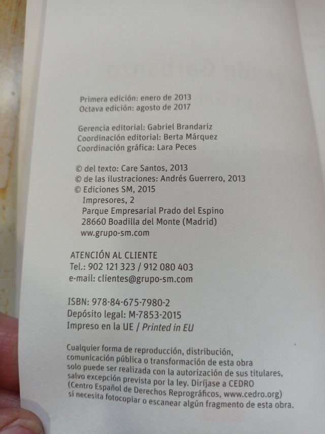 Se vende Garbanzo. Care Santos