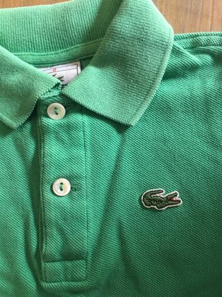 CONJUNTO NIÑO POLO LACOSTE VERDE+BERMUDAS