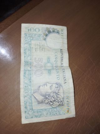 500 lire carta 1974