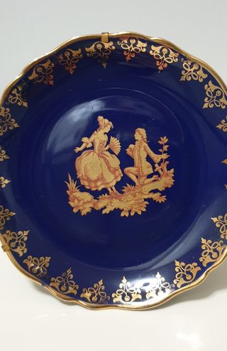 Plato decorativo vintage"Limoges"