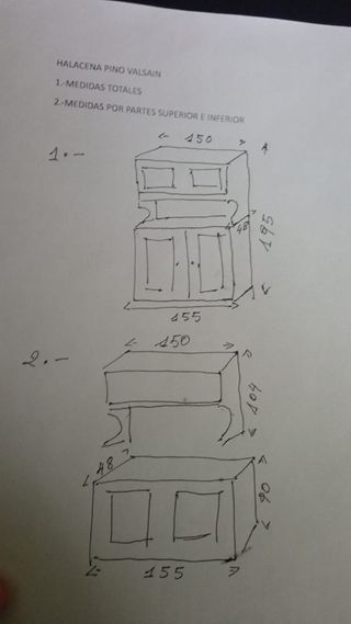 Alacena pino valsain