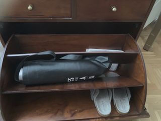Zapatero  madera Con dos cajones