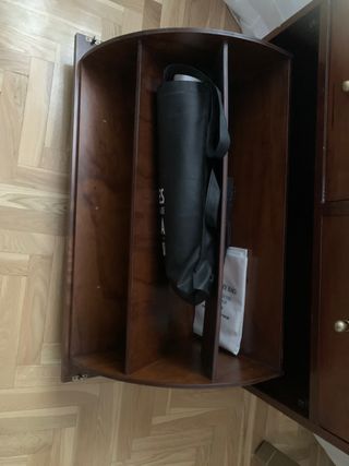 Zapatero  madera Con dos cajones