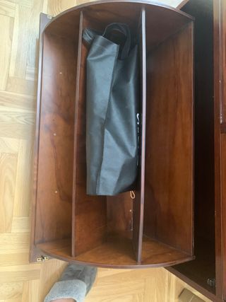 Zapatero  madera Con dos cajones