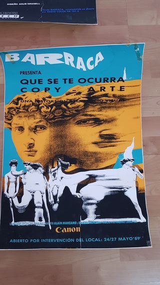 CARTEL BARRACA 24-27/05/1989 (64X45 cm)