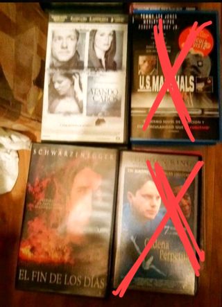 Películas VHS IV. Varios titulos. Desde 0,5€