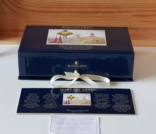 Cofre miniaturas de perfume Borsari Arte.