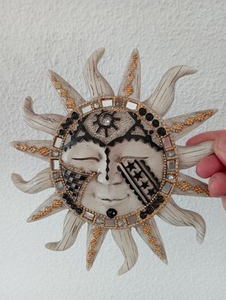 Esculturas en madera pintadas