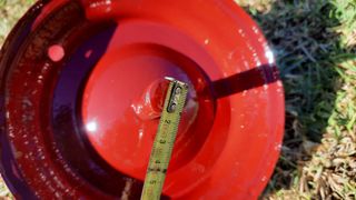 Rueda de carretilla antigua