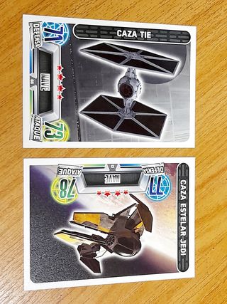 Cromos Star Wars Force Attax Carrefour
