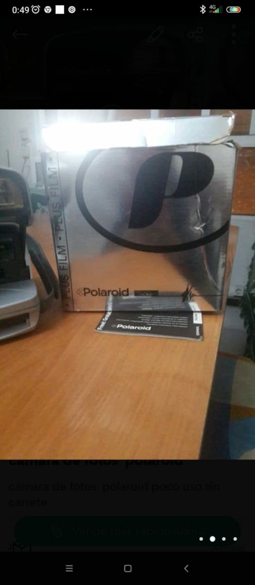 Cámara de fotos Polaroid 
