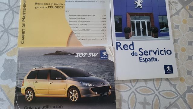 Manuales y libro Peugeot 307 SW