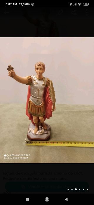 CALIENTACAMAS DE HIERRO Y LATÓN