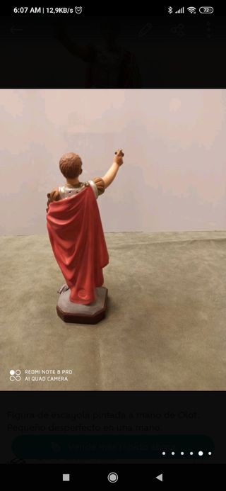 CALIENTACAMAS DE HIERRO Y LATÓN