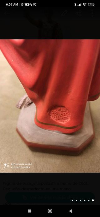 CALIENTACAMAS DE HIERRO Y LATÓN