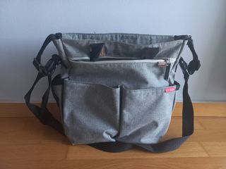 Bolso Gris paseo cochecito bebe Skip*Hop