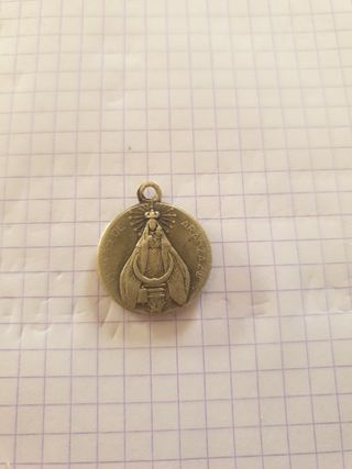 medalla plata antigua