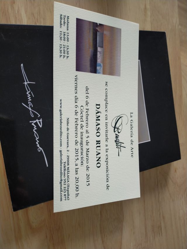 Dámaso Ruano. Amparo Martín del Toro