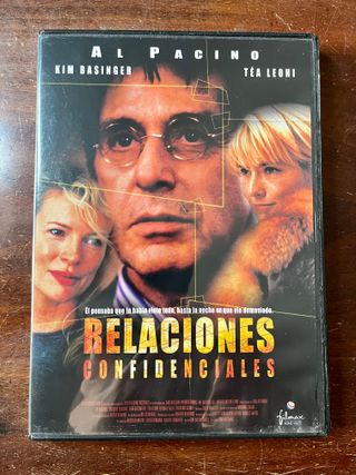 Dvd Relaciones Confidenciales