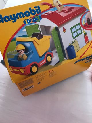 Cochera y camión playmobil 123
