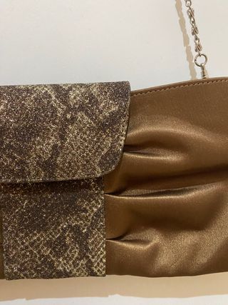 Bolso fiesta marrón 