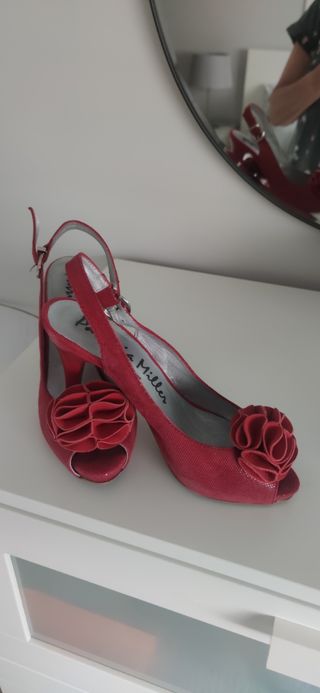 Sandalias piel ,solo una boda