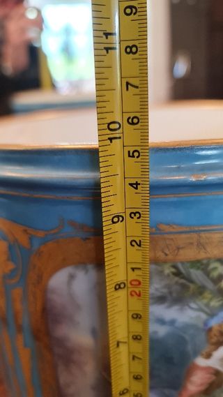 Macetero porcelana de Sevres XVIII