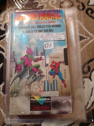 L'uomo Ragno,due prime vhs del 1996