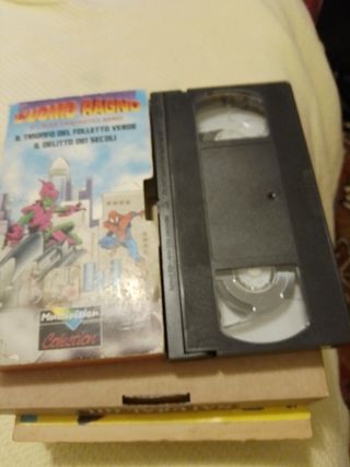 L'uomo Ragno,due prime vhs del 1996