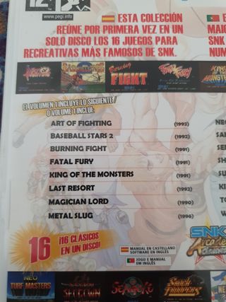 SNK Arcade Classics 1 WII