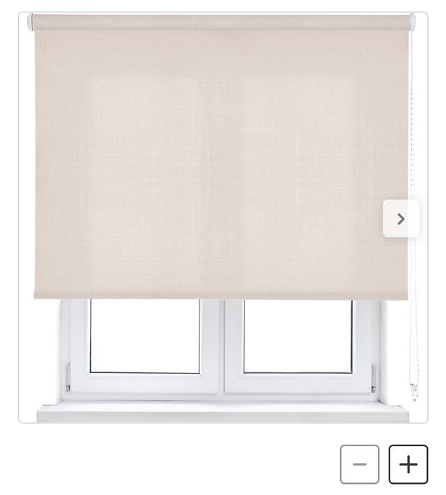 🟢Estor enrollable 135x250. Color neutro Beige