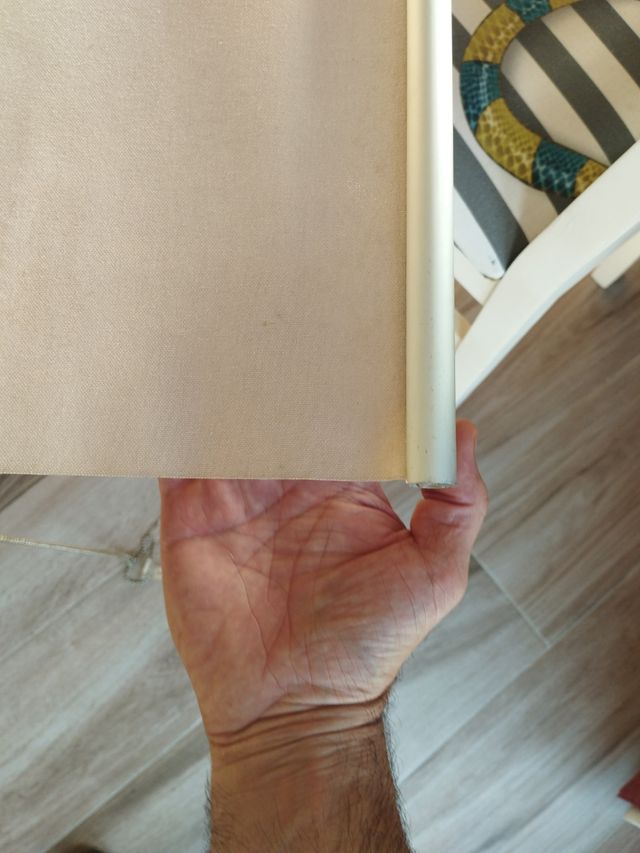 🟢Estor enrollable 135x250. Color neutro Beige