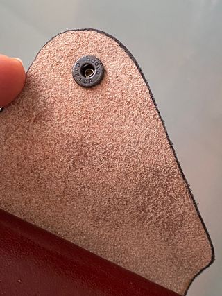 Monedero unisex de cuero marrón (AE)