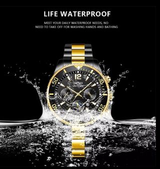 Reloj deportivo de acero inoxidable , estrenar