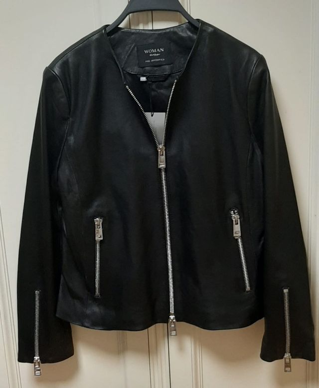 Cazadora piel El Corte Ingles. nueva con etiqueta