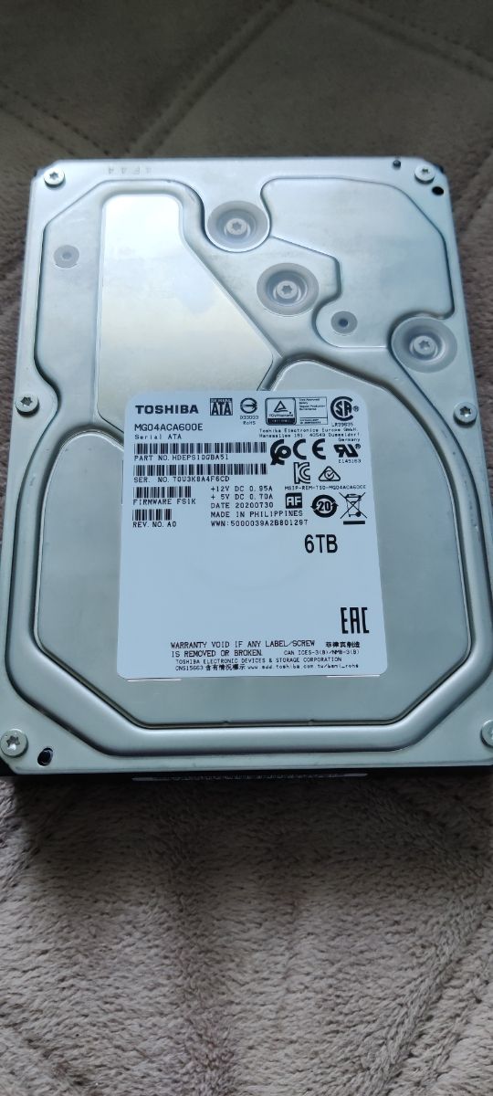 HDD da 6 Tb