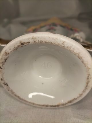 Pareja de jarrones francesas en porcelana.