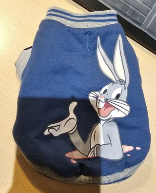 Giubbino impermeabile imbottito Bugs Bunny tg 20