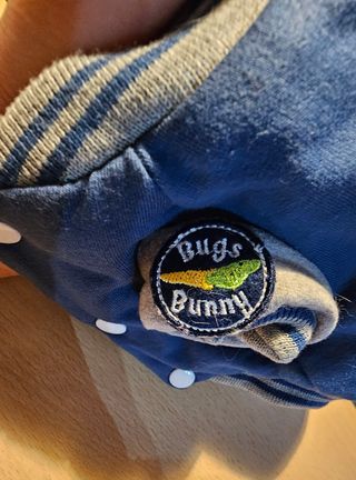 Giubbino impermeabile imbottito Bugs Bunny tg 20