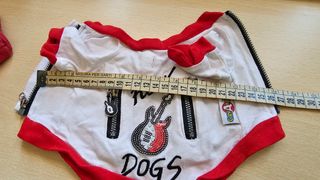 T-shirt cane piccola taglia Rock Dogs tg 20