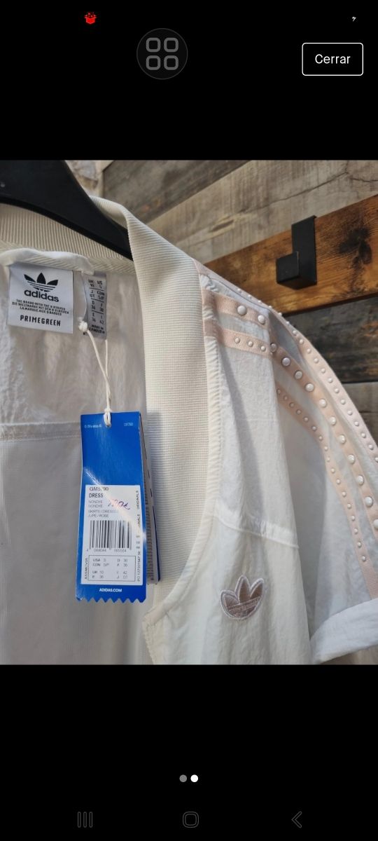 vestido chaqueta Adidas nuevo