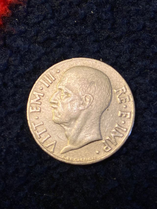 Moneta 20 centesimi 1940 Vittorio Emanuele III