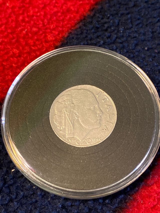 Moneta 20 centesimi 1940 Vittorio Emanuele III